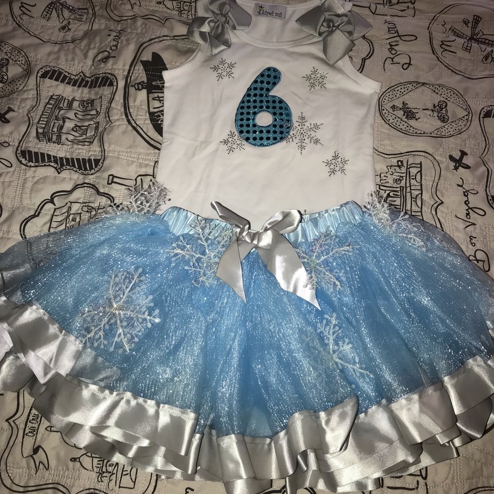 Frozen inspired tutu set - Picture 2 of 5